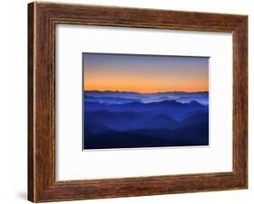 Misty Mountains-David Bouscarle-Framed Photographic Print