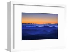 Misty Mountains-David Bouscarle-Framed Photographic Print