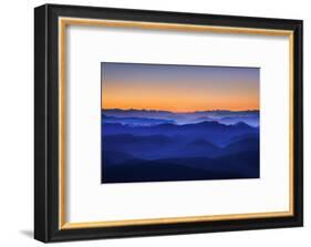 Misty Mountains-David Bouscarle-Framed Photographic Print