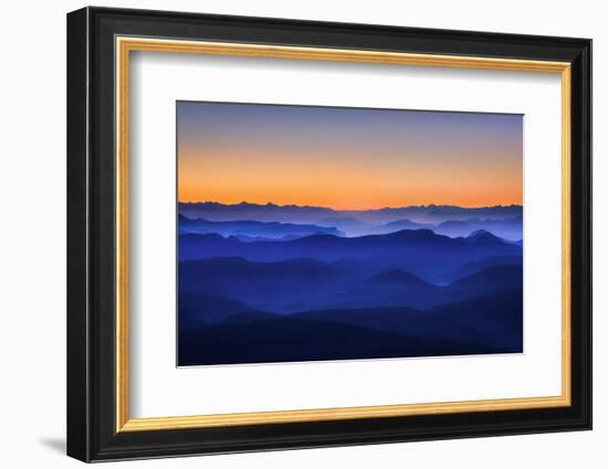 Misty Mountains-David Bouscarle-Framed Photographic Print