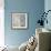 Misty Orchids (Blue) I-Lanie Loreth-Framed Art Print displayed on a wall