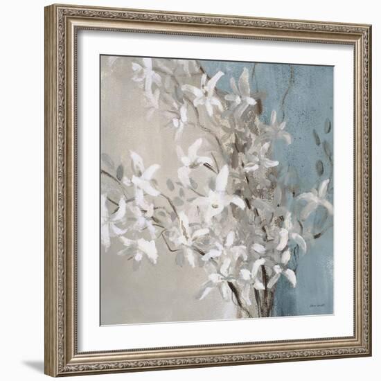 Misty Orchids (Blue) I-Lanie Loreth-Framed Art Print