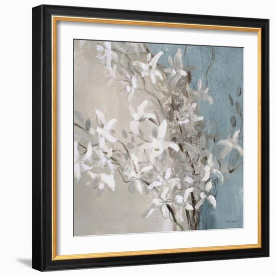 Misty Orchids (Blue) I-Lanie Loreth-Framed Art Print