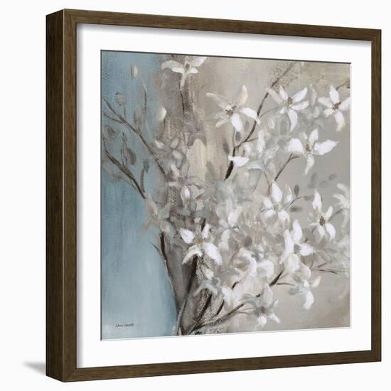 Misty Orchids (Blue) II-Lanie Loreth-Framed Art Print