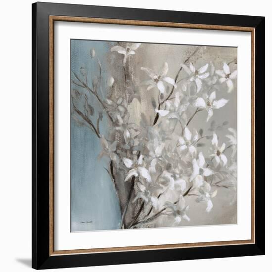 Misty Orchids (Blue) II-Lanie Loreth-Framed Art Print