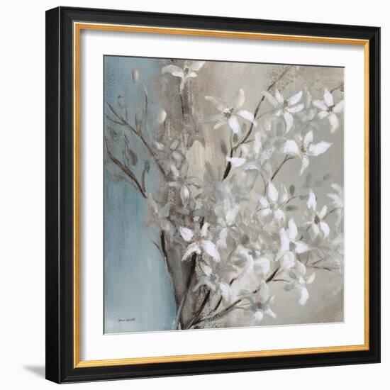 Misty Orchids (Blue) II-Lanie Loreth-Framed Art Print