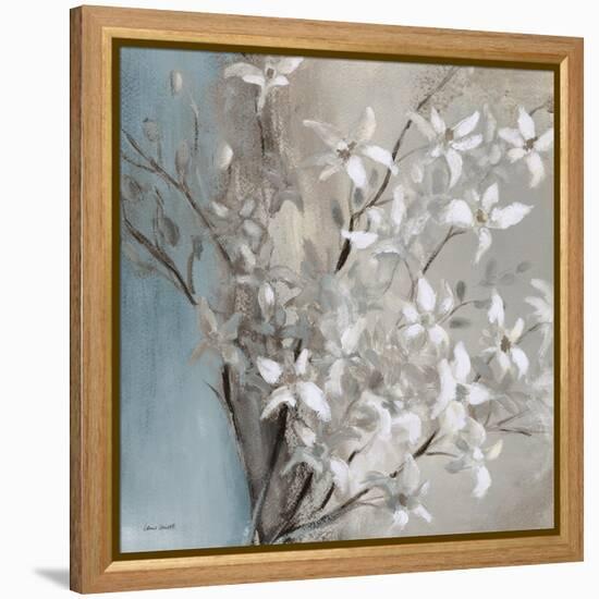 Misty Orchids (Blue) II-Lanie Loreth-Framed Stretched Canvas