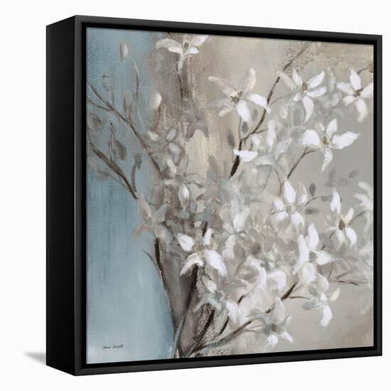 Misty Orchids (Blue) II-Lanie Loreth-Framed Stretched Canvas