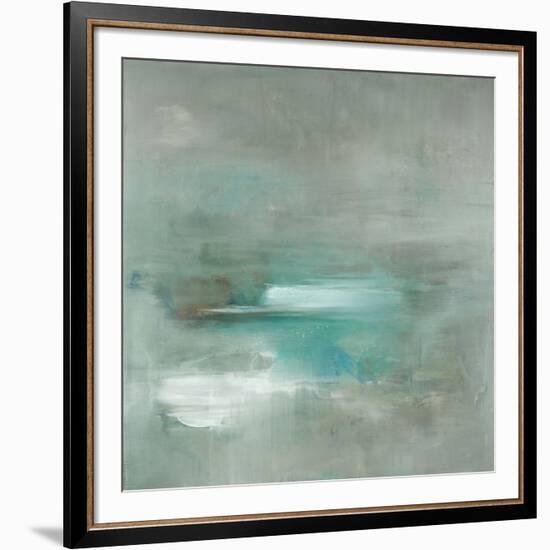 Misty Pale Azura Sea-Heather Ross-Framed Art Print