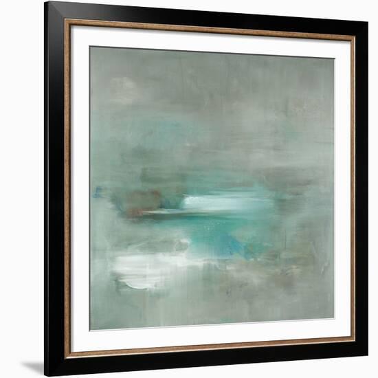 Misty Pale Azura Sea-Heather Ross-Framed Art Print