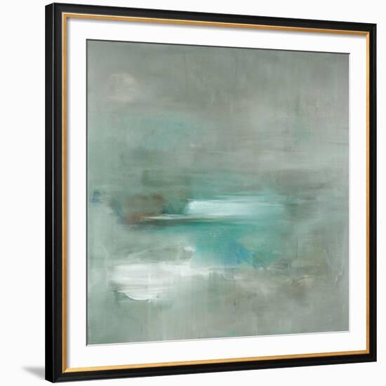 Misty Pale Azura Sea-Heather Ross-Framed Art Print