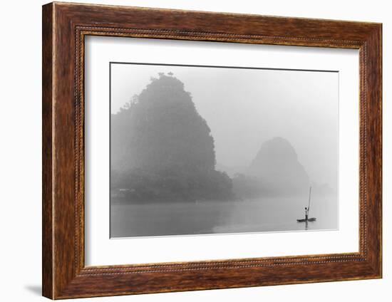 Misty River, Guilin, China-null-Framed Art Print