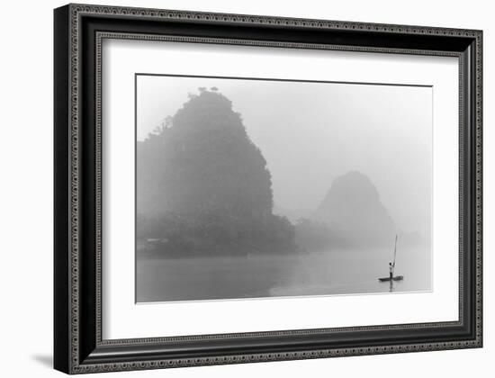 Misty River, Guilin, China-null-Framed Art Print