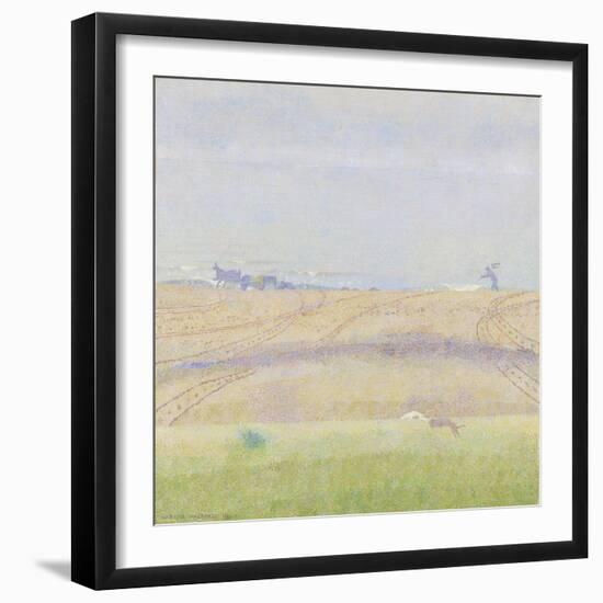 Misty Sea, 1899 (Oil on Canvas)-Jan Theodore Toorop-Framed Giclee Print