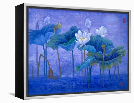 Misty Summer Night-Ailian Price-Framed Stretched Canvas