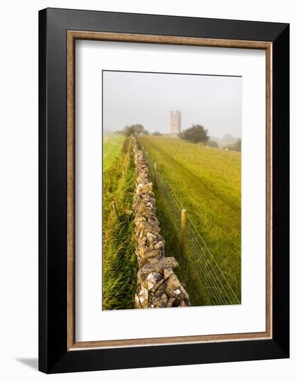 Misty Sunrise at Broadway Tower, a National Trust Property at Broadway, the Cotswolds-Matthew Williams-Ellis-Framed Photographic Print