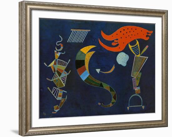 Mit dem Pfeil, c.1943-Wassily Kandinsky-Framed Art Print