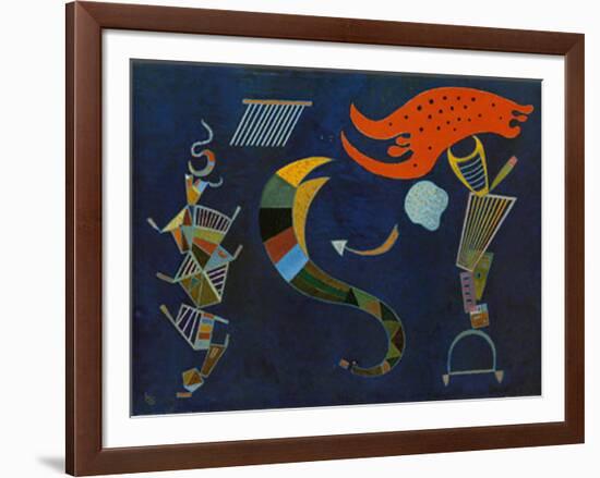 Mit dem Pfeil, c.1943-Wassily Kandinsky-Framed Art Print