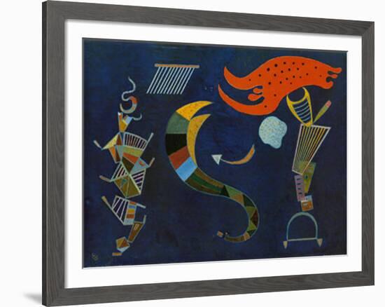 Mit dem Pfeil, c.1943-Wassily Kandinsky-Framed Art Print