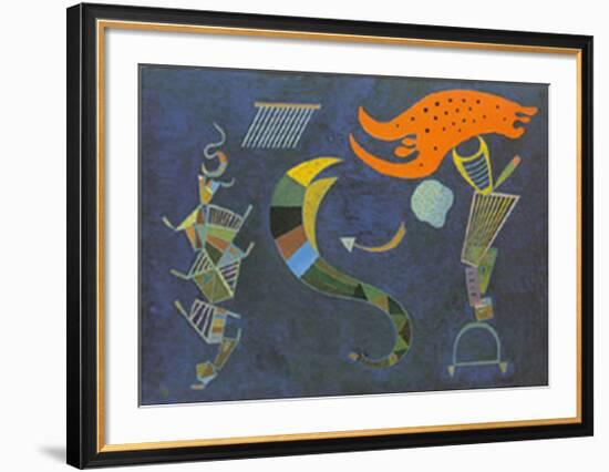 Mit Dem Pfeil, c.1943-Wassily Kandinsky-Framed Art Print