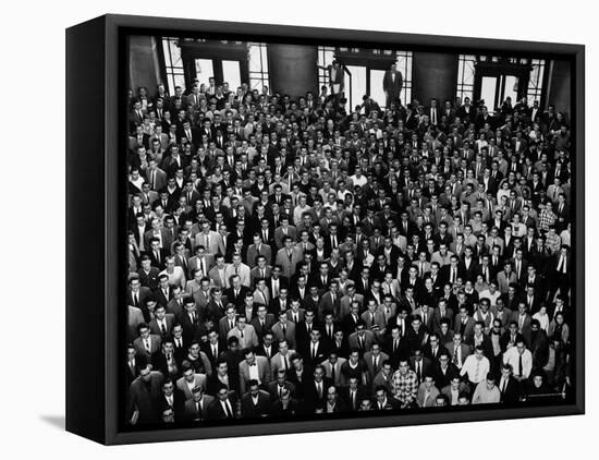 MIT Graduating Class of 1956-Gjon Mili-Framed Premier Image Canvas