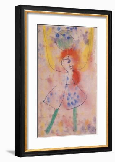 Mit Grunen Strumpfen, 1939-Paul Klee-Framed Art Print