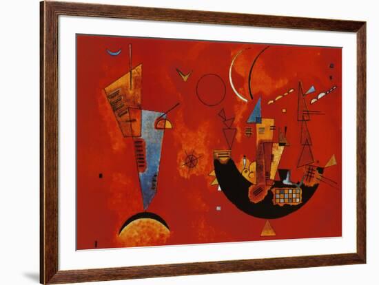 Mit und Gegen, c.1929-Wassily Kandinsky-Framed Art Print