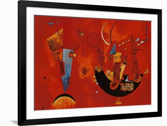 Mit und Gegen, c.1929-Wassily Kandinsky-Framed Art Print