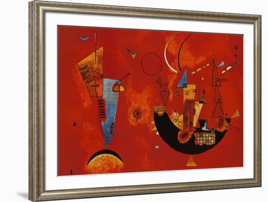 Mit und Gegen, c.1929-Wassily Kandinsky-Framed Art Print