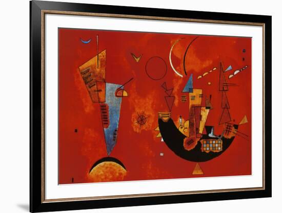 Mit und Gegen, c.1929-Wassily Kandinsky-Framed Art Print