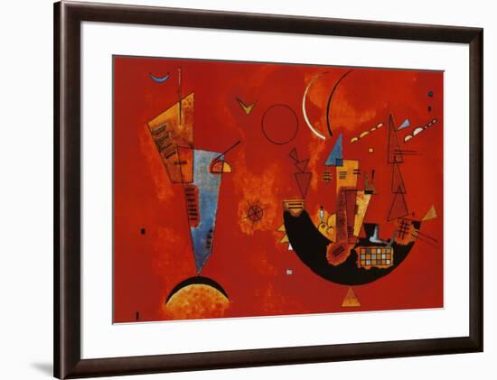 Mit und Gegen, c.1929-Wassily Kandinsky-Framed Art Print