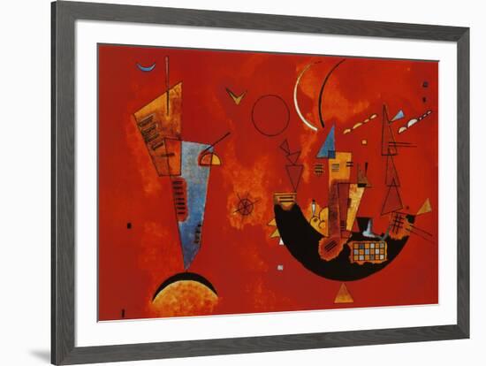 Mit und Gegen, c.1929-Wassily Kandinsky-Framed Art Print