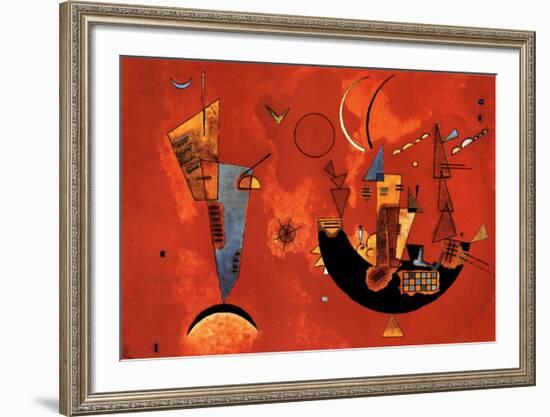 Mit und Gegen, c.1929-Wassily Kandinsky-Framed Art Print