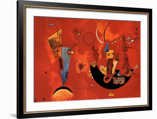 Mit und Gegen, c.1929-Wassily Kandinsky-Framed Art Print