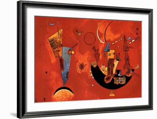 Mit und Gegen, c.1929-Wassily Kandinsky-Framed Art Print