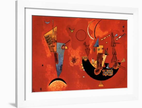 Mit und Gegen, c.1929-Wassily Kandinsky-Framed Art Print