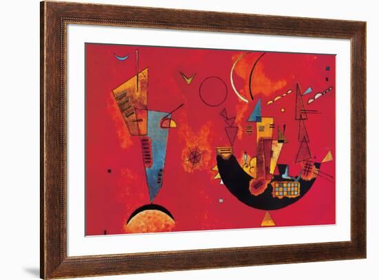 Mit und Gegen-Wassily Kandinsky-Framed Premium Giclee Print