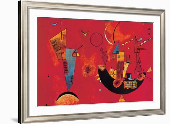 Mit und Gegen-Wassily Kandinsky-Framed Premium Giclee Print