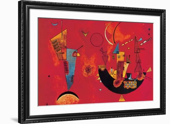 Mit und Gegen-Wassily Kandinsky-Framed Premium Giclee Print