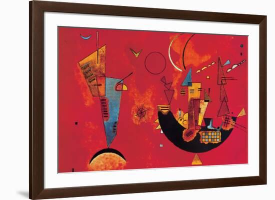 Mit und Gegen-Wassily Kandinsky-Framed Premium Giclee Print