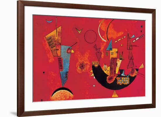 Mit und Gegen-Wassily Kandinsky-Framed Premium Giclee Print