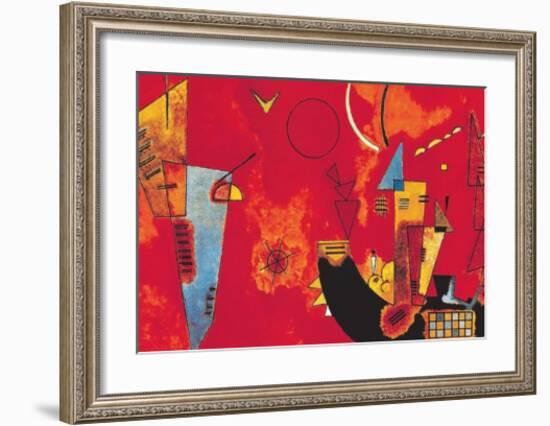 Mit und Gegen-Wassily Kandinsky-Framed Art Print