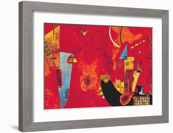 Mit und Gegen-Wassily Kandinsky-Framed Art Print