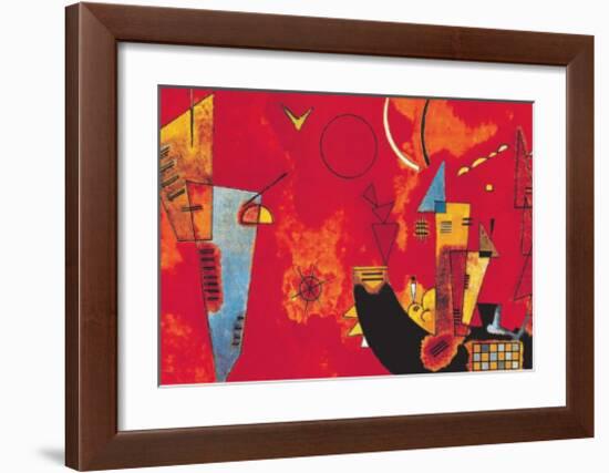 Mit und Gegen-Wassily Kandinsky-Framed Art Print