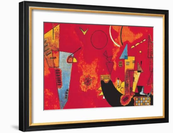 Mit und Gegen-Wassily Kandinsky-Framed Art Print