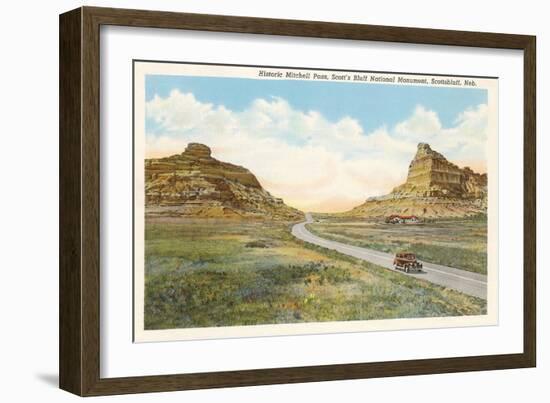 Mitchell Pass, Scottsbluff, Nebraska-null-Framed Art Print