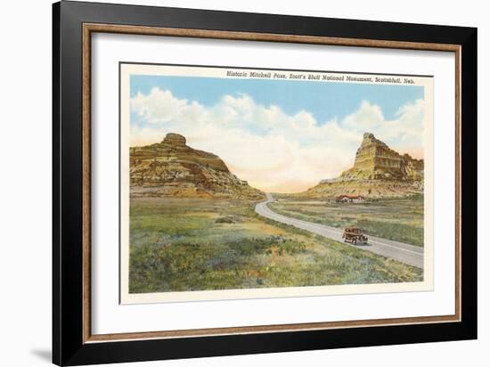 Mitchell Pass, Scottsbluff, Nebraska-null-Framed Art Print