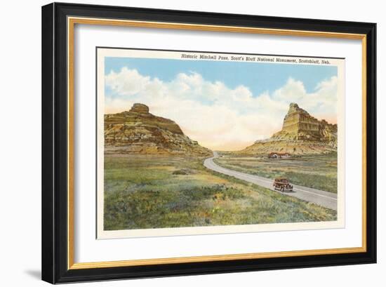 Mitchell Pass, Scottsbluff, Nebraska-null-Framed Art Print