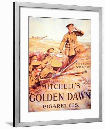 Mitchell's Golden Dawn Cigarettes', 1914-18-null-Framed Giclee Print