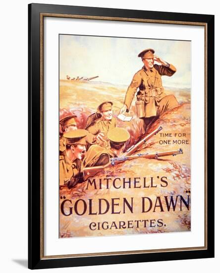 Mitchell's Golden Dawn Cigarettes', 1914-18-null-Framed Giclee Print